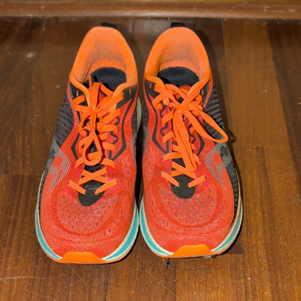 Saucony Orange and Black Athletic Shoes